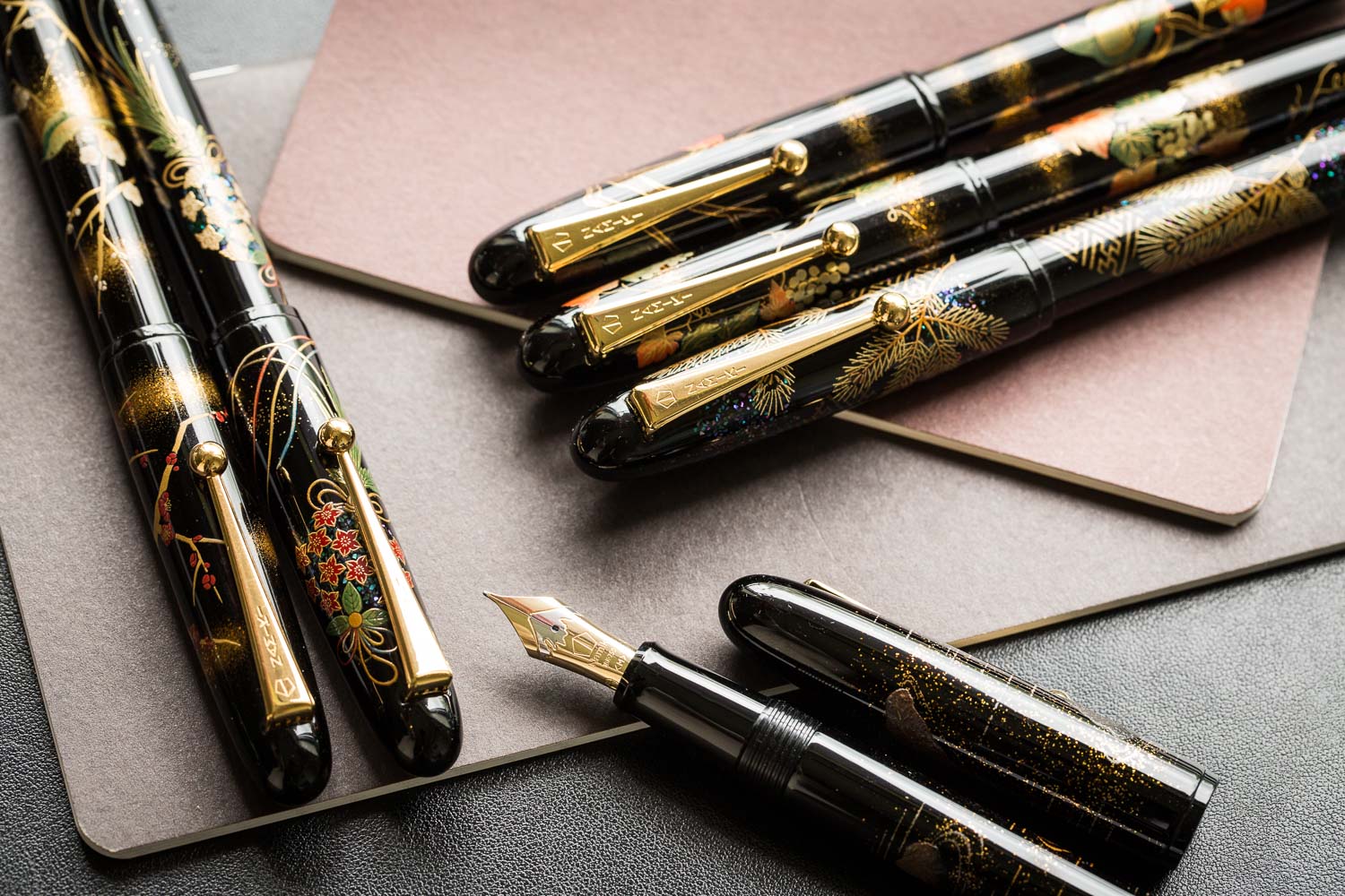 Namiki Yukari Maki-e Fountain Pen - Pine Needles - Image 19