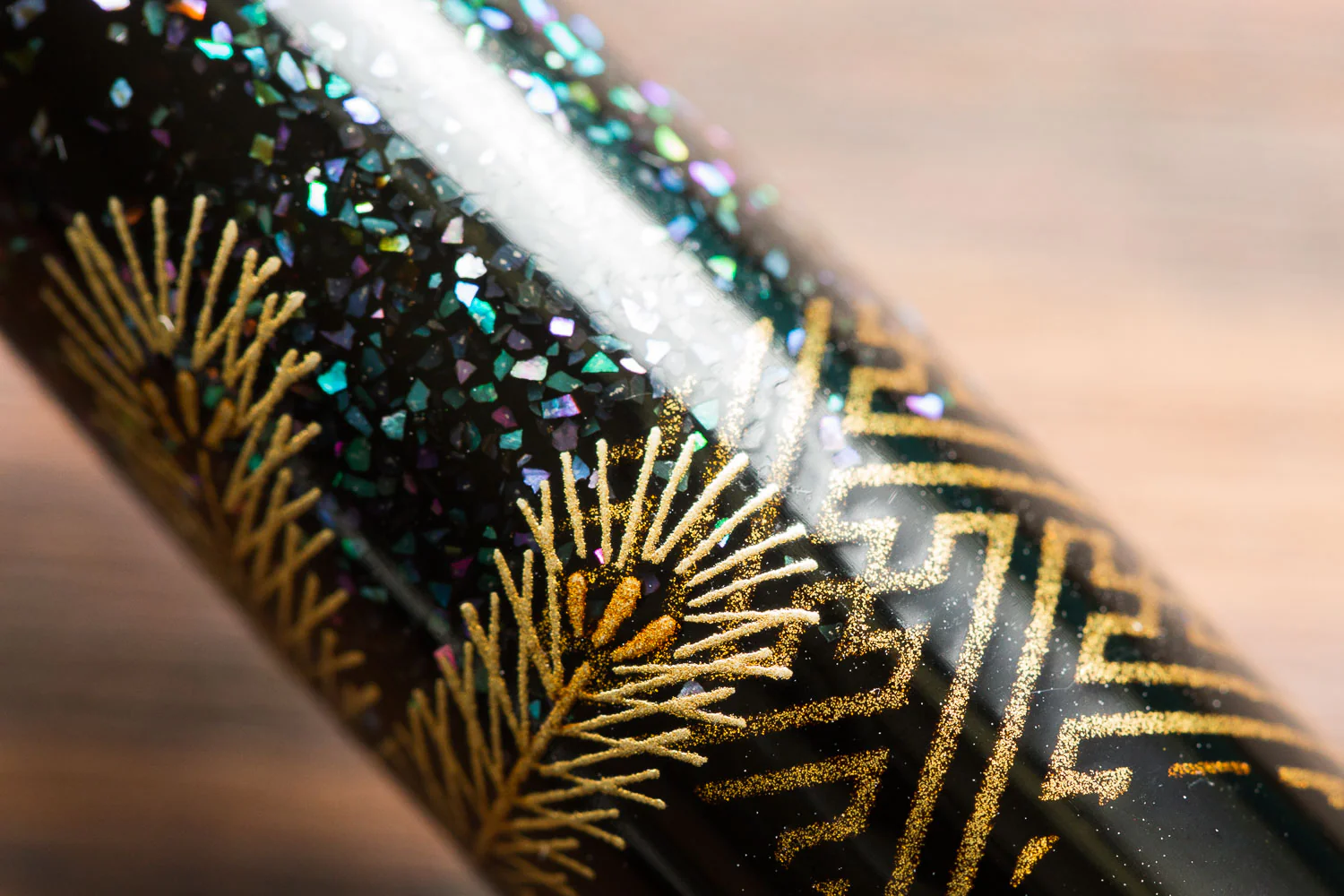 Namiki Yukari Maki-e Fountain Pen - Pine Needles - Image 5