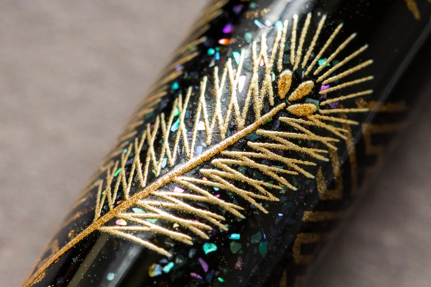Namiki Yukari Maki-e Fountain Pen - Pine Needles - Image 7
