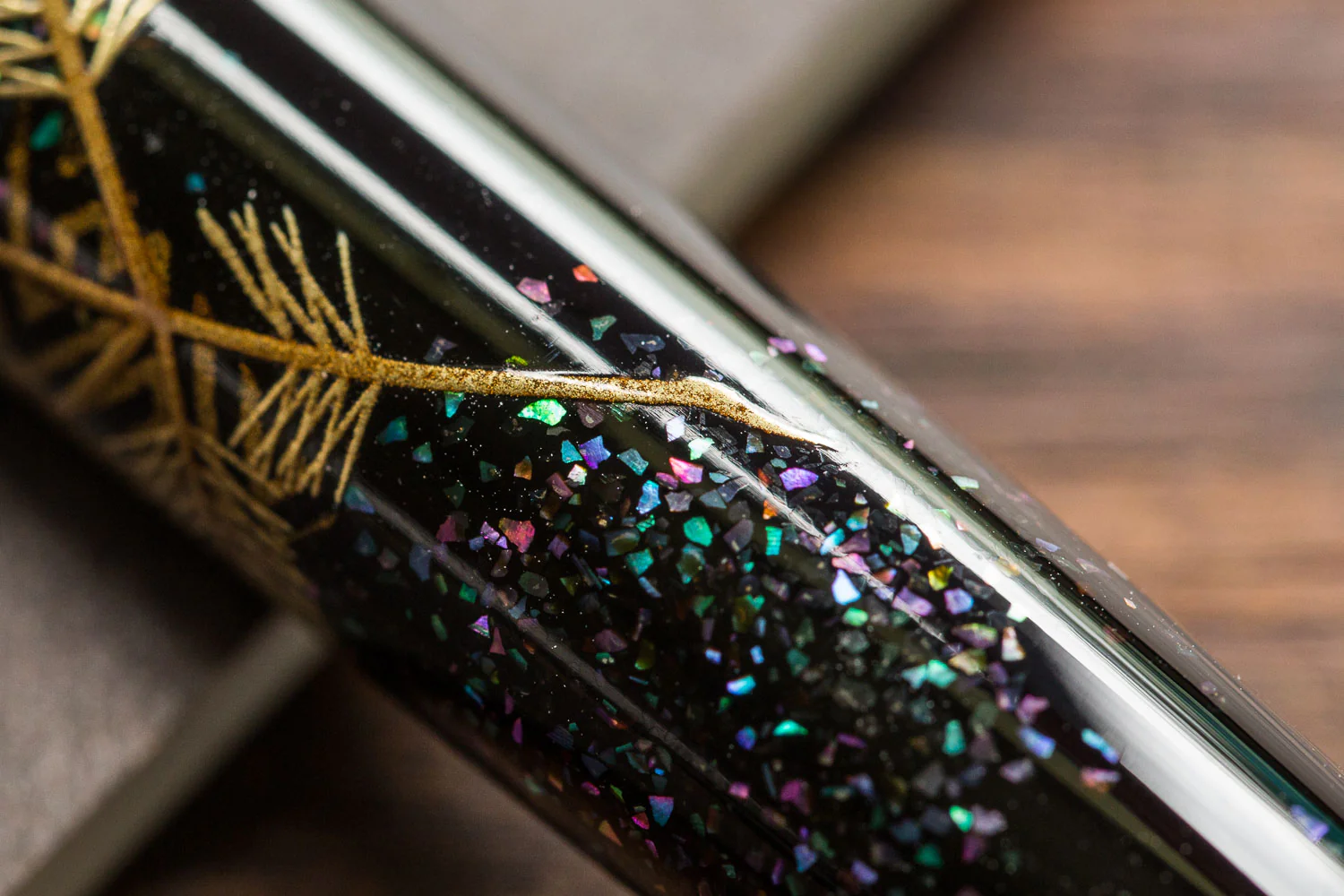 Namiki Yukari Maki-e Fountain Pen - Pine Needles - Image 9