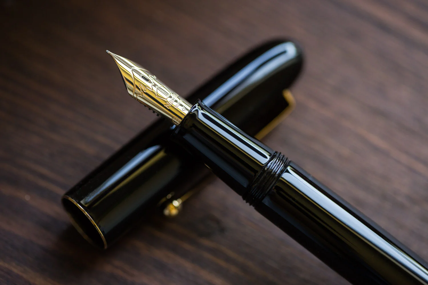 Namiki Yukari Royale Urushi Fountain Pen - Black - Image 5