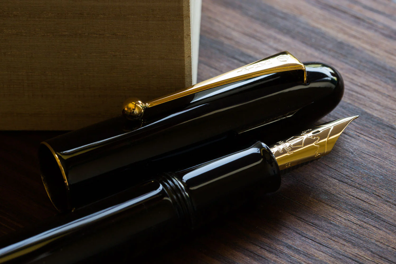 Namiki Yukari Royale Urushi Fountain Pen - Black - Image 6