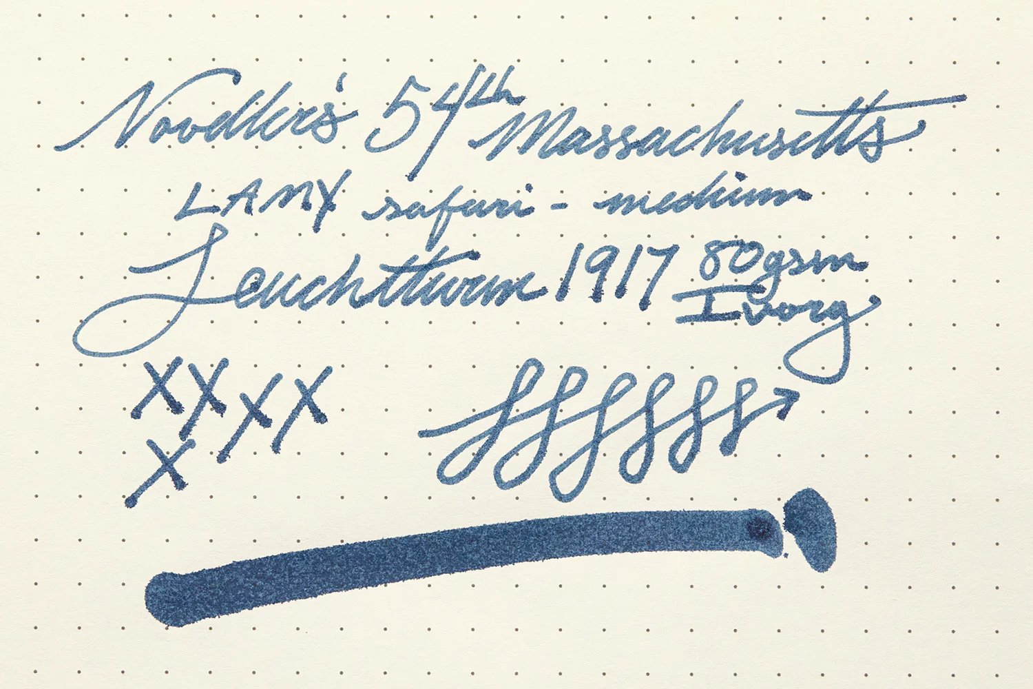 Noodler's 54th Massachusetts - Ink Sample - Image 8