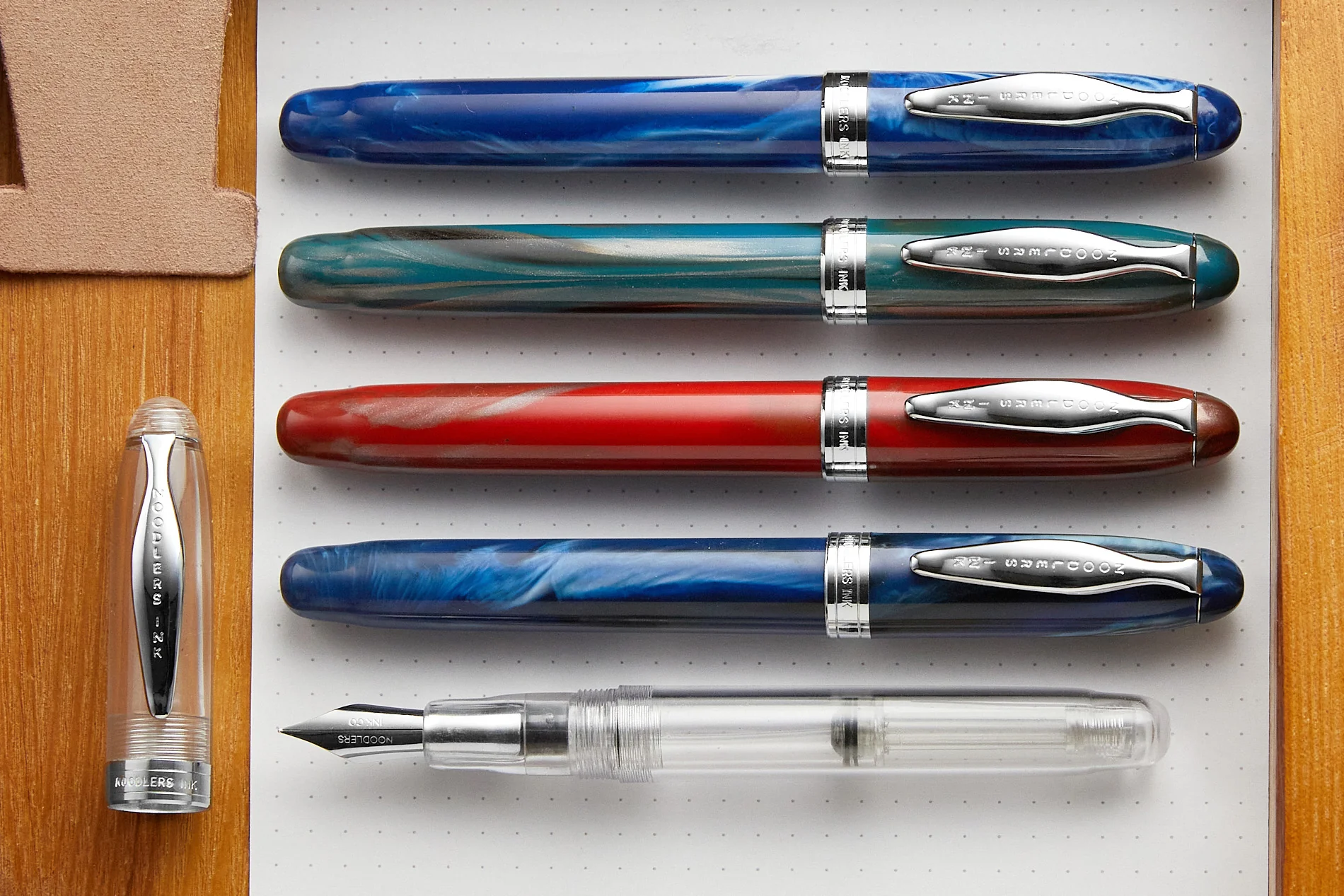 Noodler's Ahab Flex Fountain Pen - Medieval Lapis - Image 7