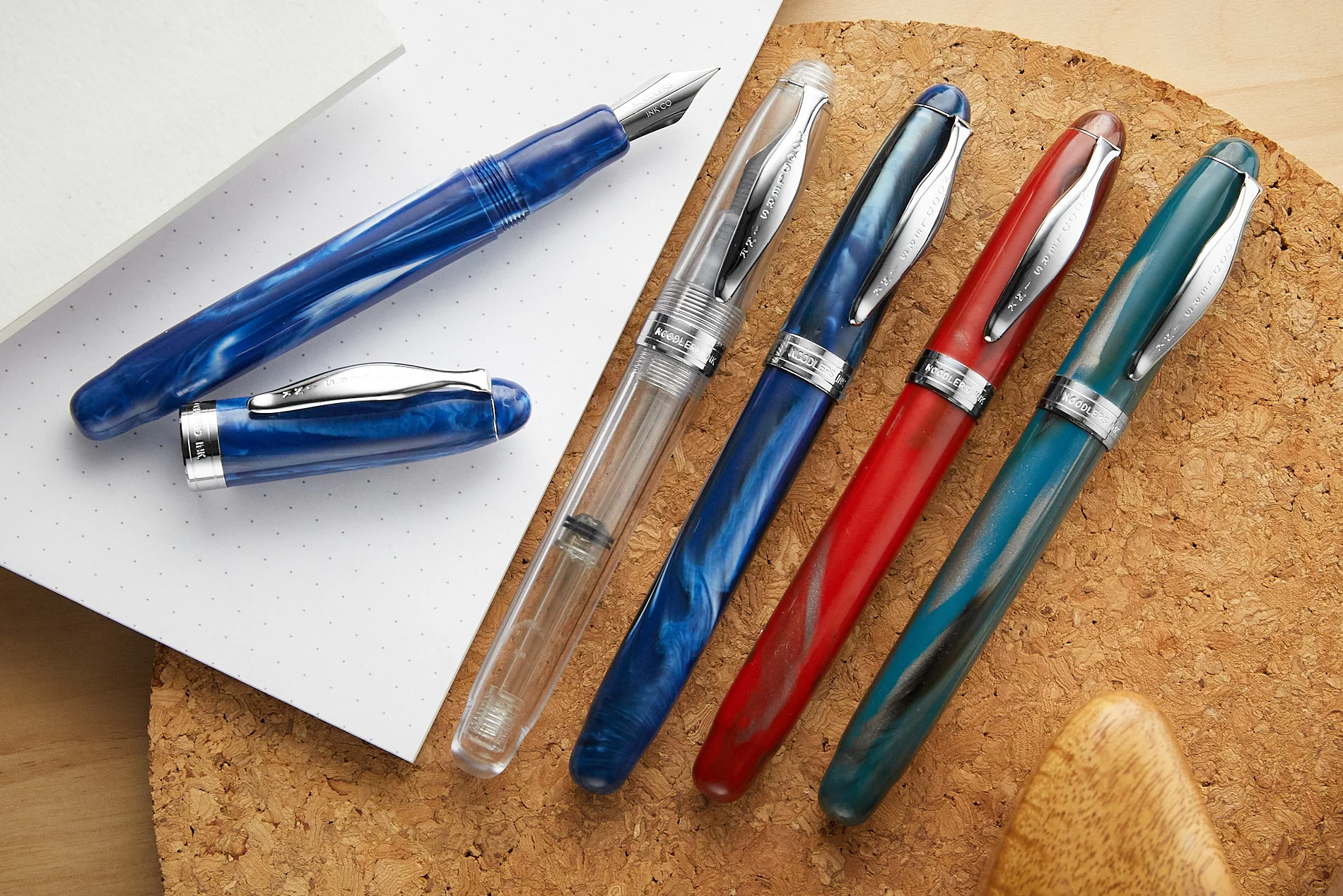 Noodler's Ahab Flex Fountain Pen - Medieval Lapis - Image 8