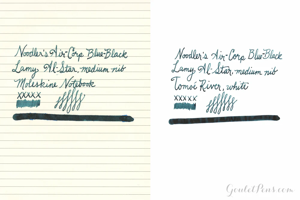 Noodler's Air-Corp Blue-Black - 3oz Bottled Ink - Image 7