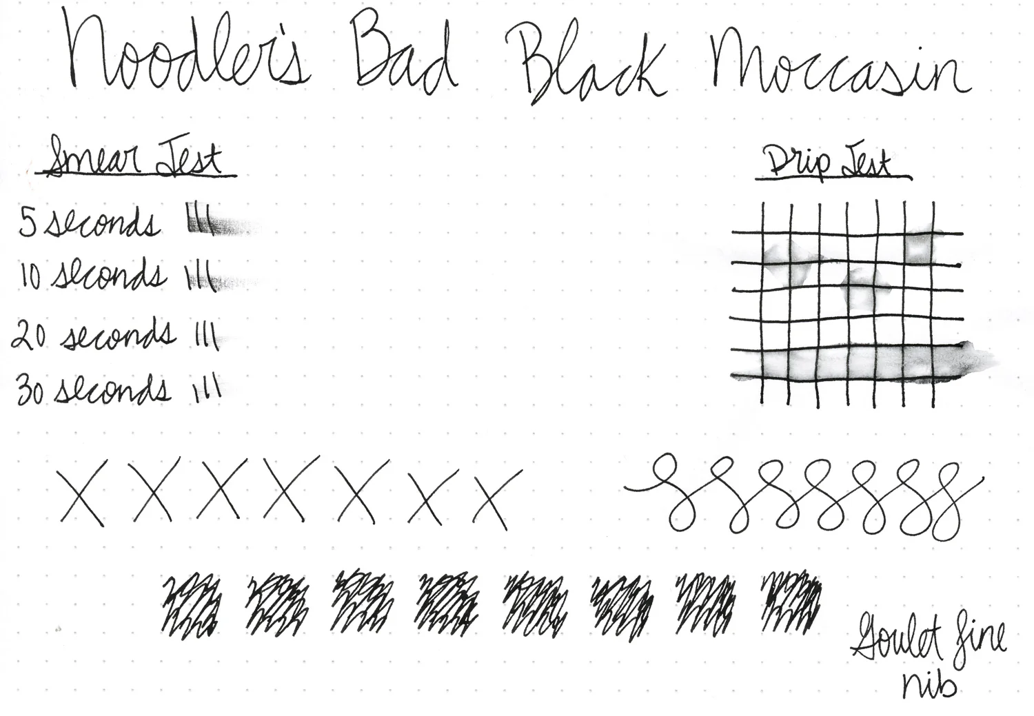 Noodler's Bad Black Moccasin - 3oz Bottled Ink - Image 2
