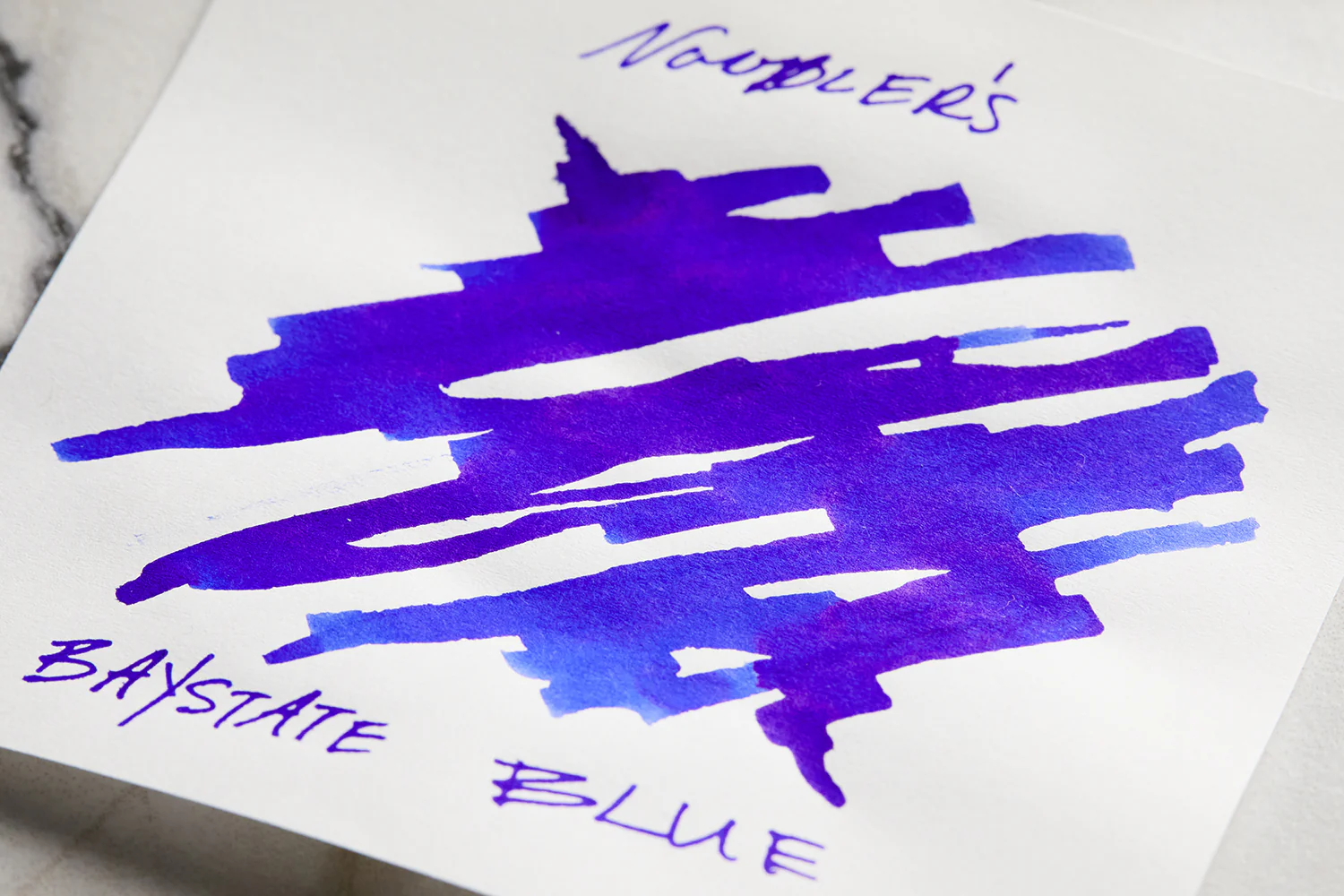 Noodler's Baystate Blue - 4.5oz Bottled Ink with Free Charlie Pen - Image 4