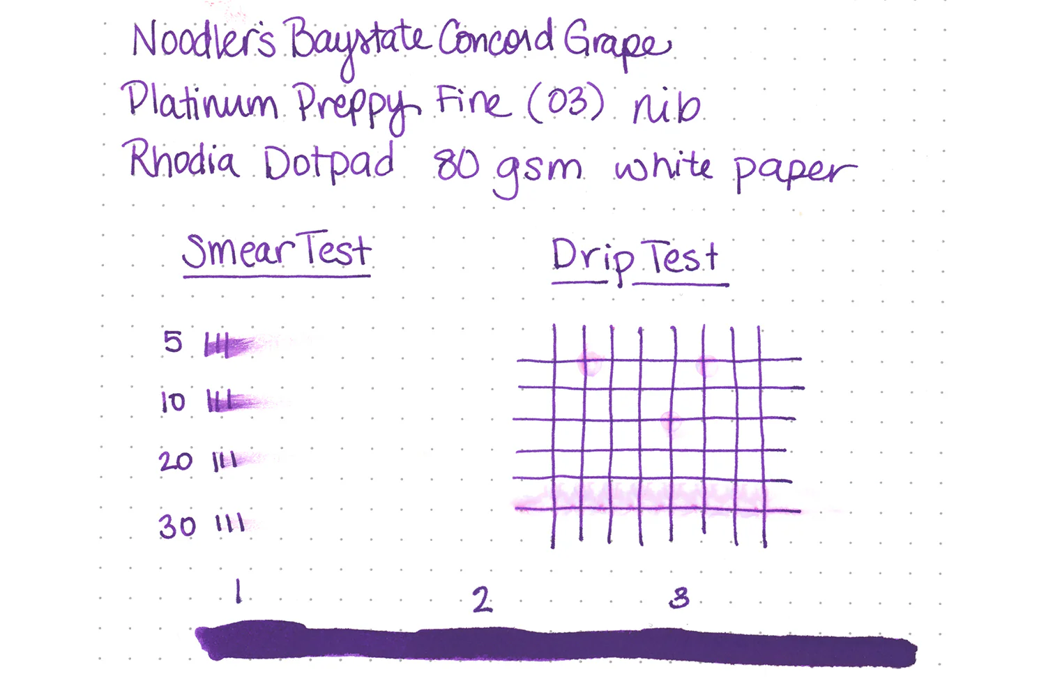 Noodler's Baystate Concord Grape - 3oz Bottled Ink - Image 2