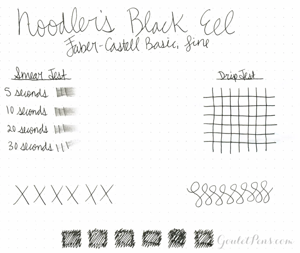 Noodler's Black Eel - Ink Sample - Image 2