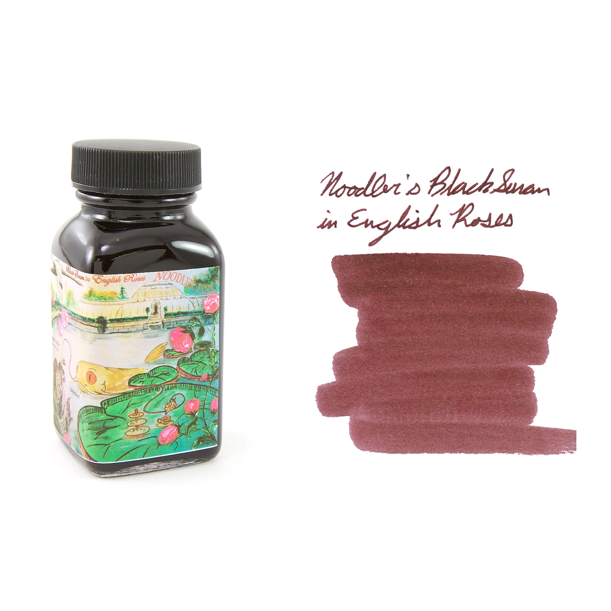 Noodler's Black Swan in English Roses - 3oz Bottled Ink