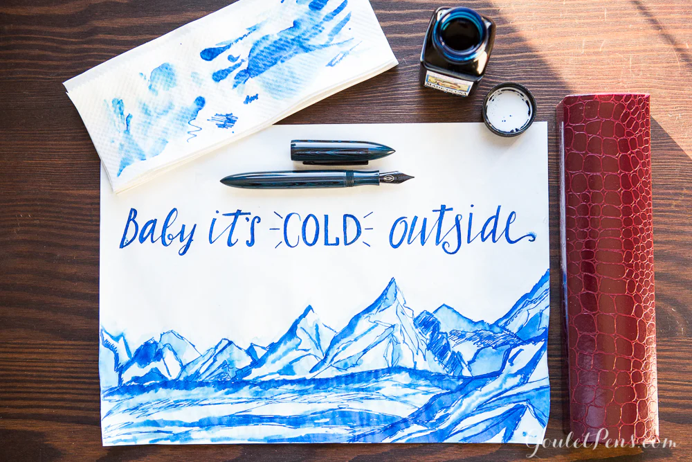 Noodler's Blue - Ink Sample - Image 3