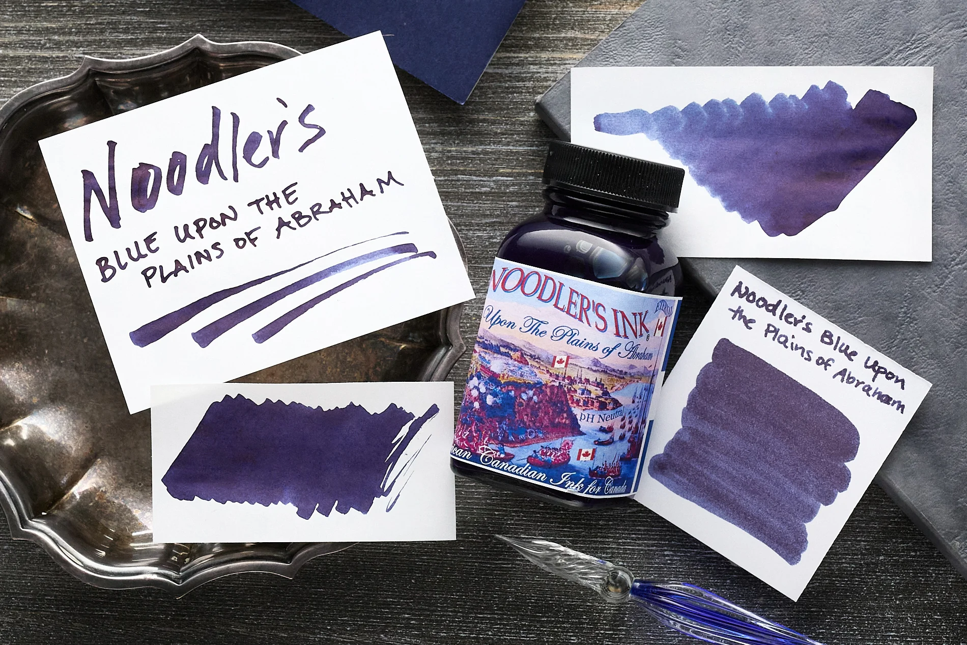 Noodler's Blue Upon the Plains of Abraham - 3oz Bottled Ink - Image 7