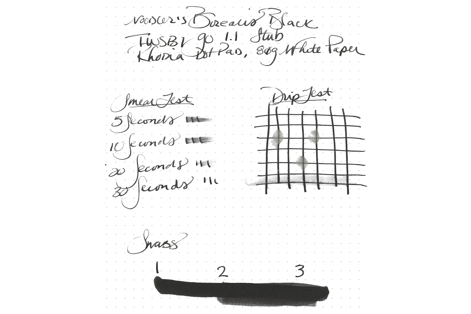 Noodler's Borealis Black - 3oz Bottled Ink - Image 2
