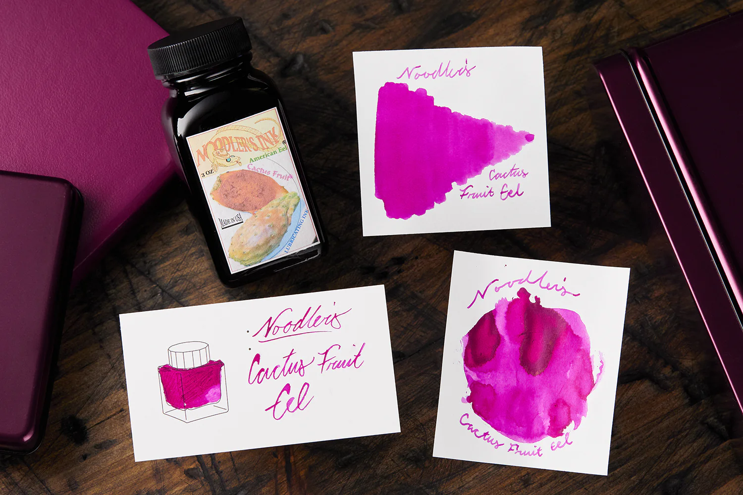 Noodler's Cactus Fruit Eel - 3oz Bottled Ink - Image 3