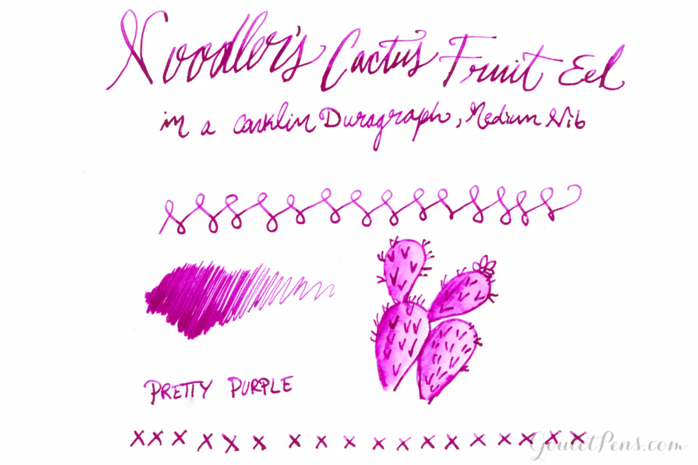 Noodler's Cactus Fruit Eel - Ink Sample - Image 7