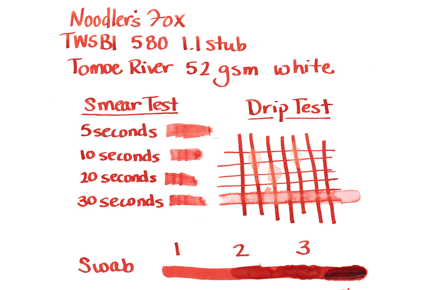 Noodler's Fox - Ink Sample - Image 6