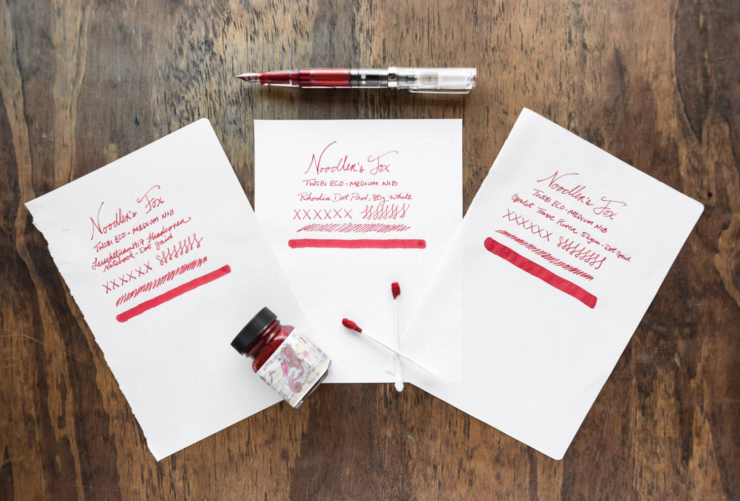 Noodler's Fox - Ink Sample - Image 7