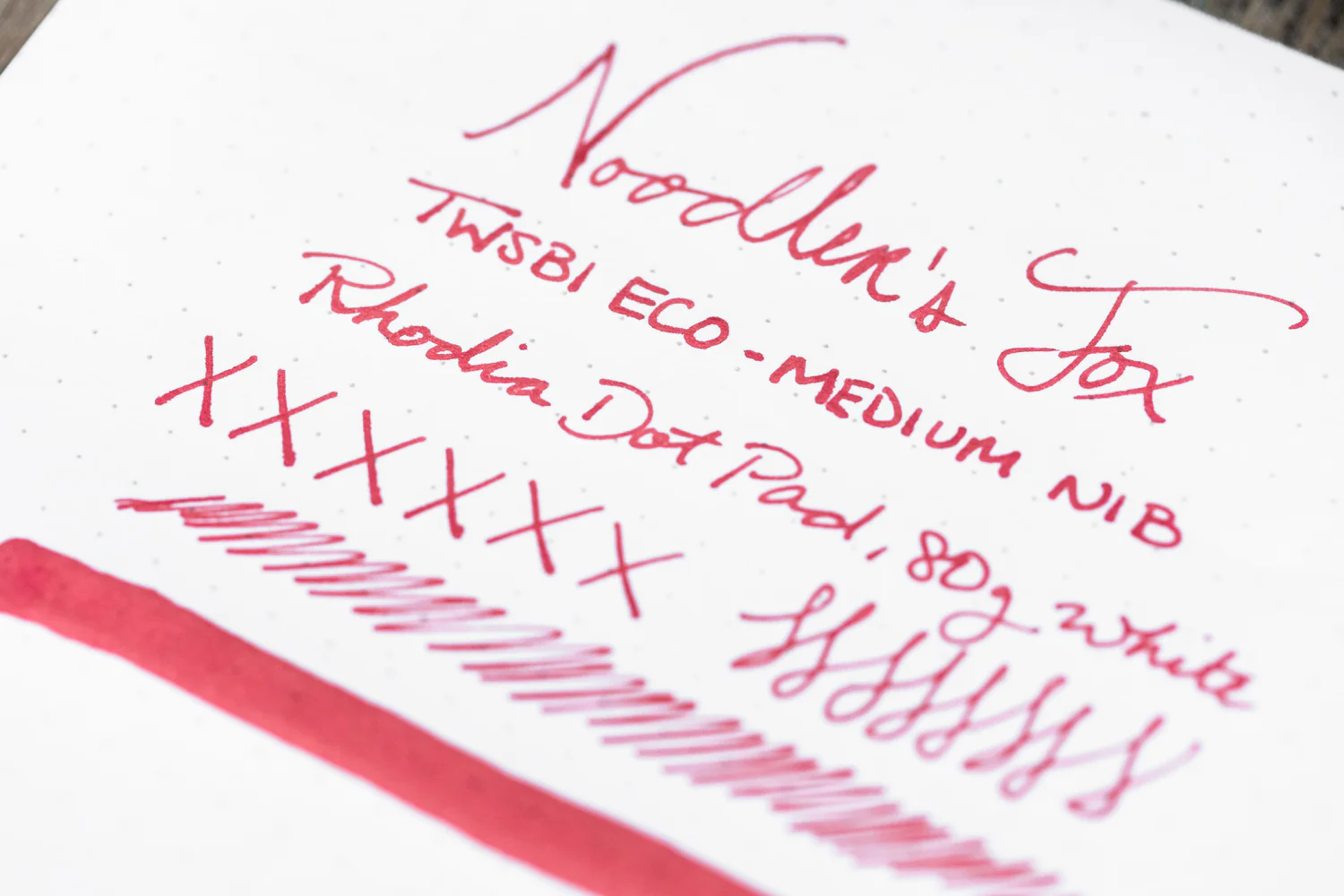 Noodler's Fox - Ink Sample - Image 4