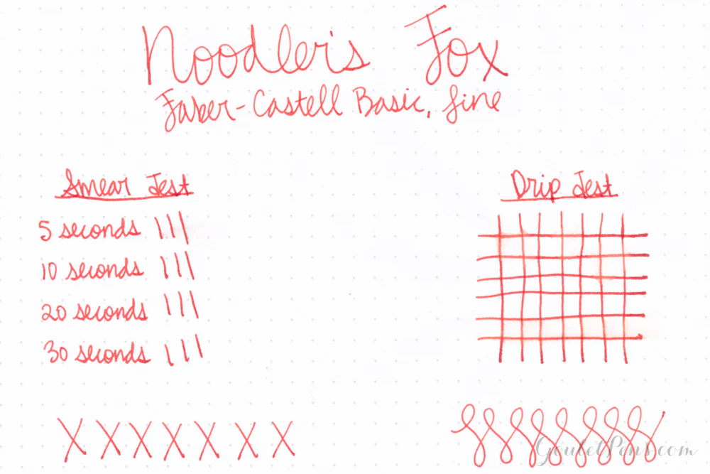 Noodler's Fox - Ink Sample - Image 5