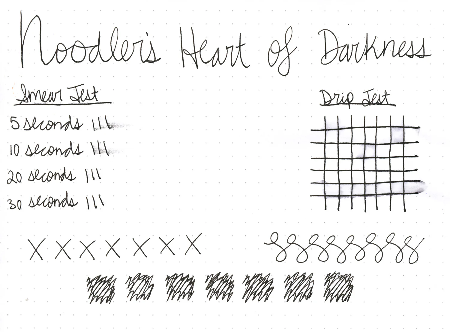 Noodler's Heart of Darkness - 4.5oz Bottled Ink with Free Charlie Pen - Image 10
