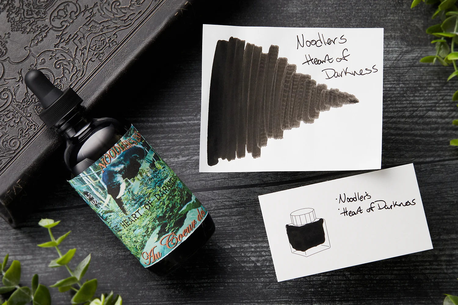 Noodler's Heart of Darkness - Ink Sample - Image 5
