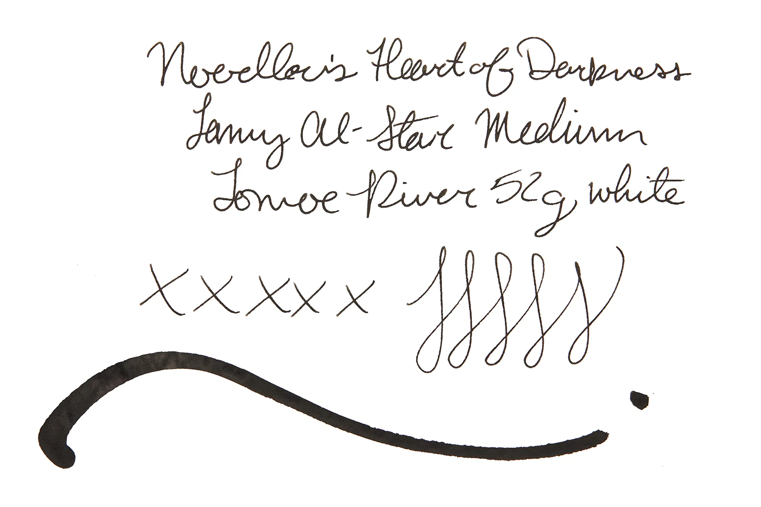 Noodler's Heart of Darkness - Ink Sample - Image 7