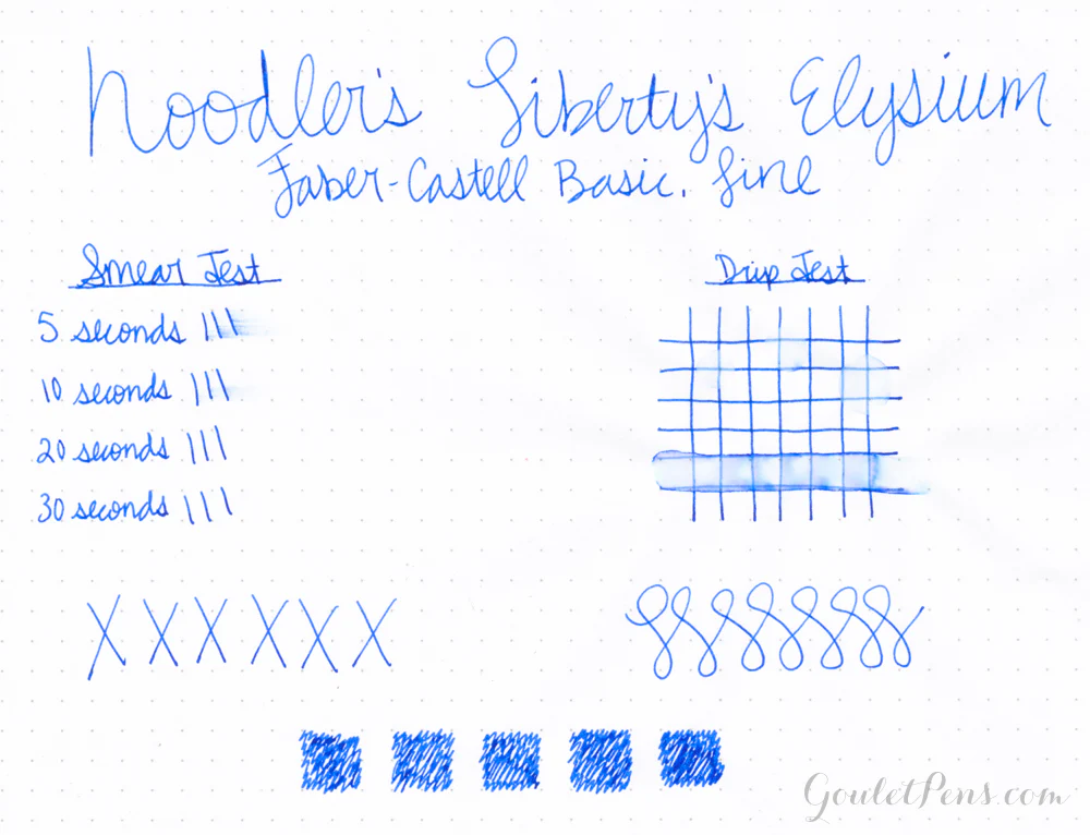 Noodler's Liberty's Elysium - Ink Sample - Image 8