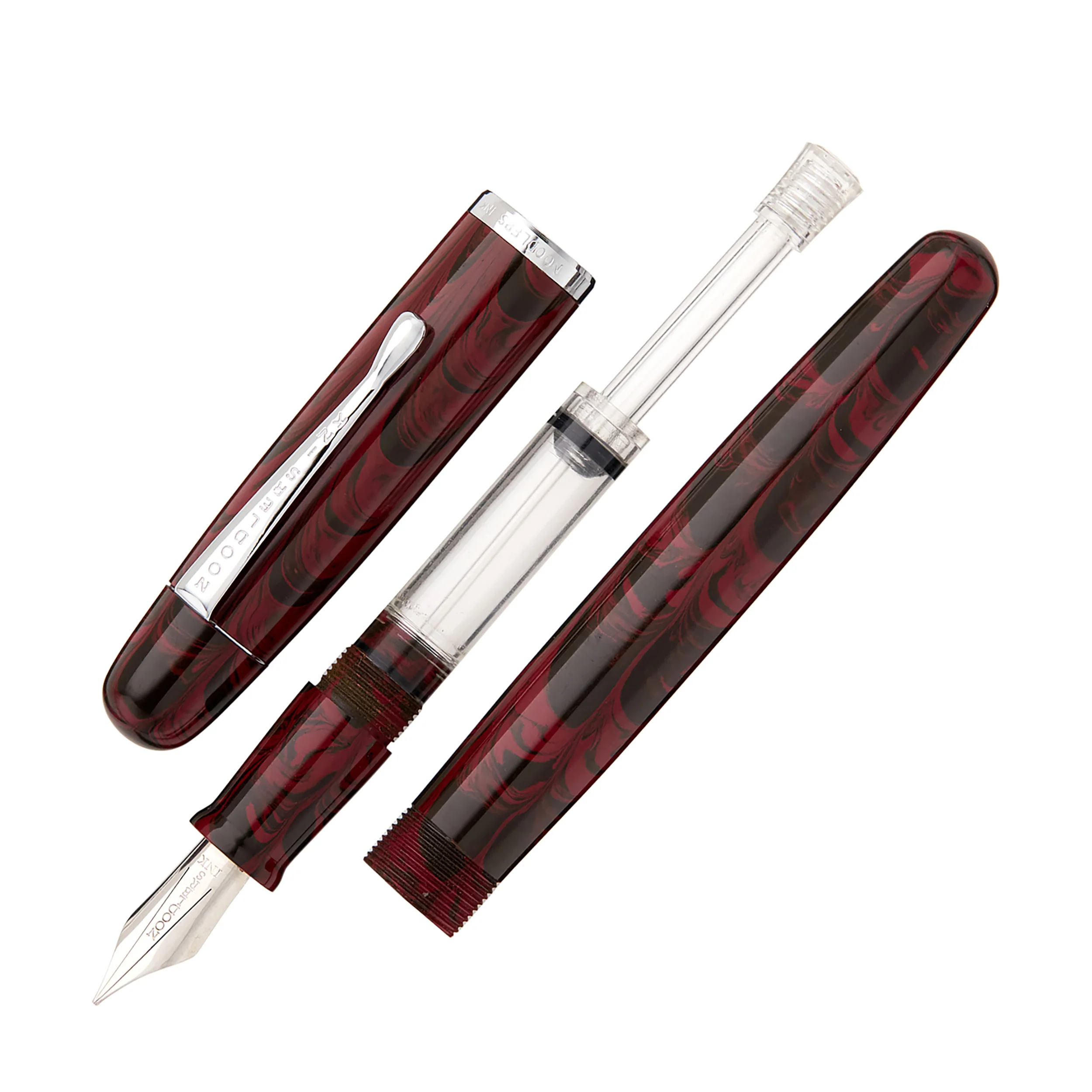 Noodler's Neponset Ebonite Flex Fountain Pen - Red Rebellion - Image 3