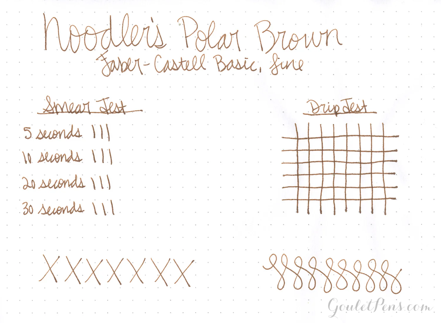 Noodler's Polar Brown - 4.5oz Bottled Ink with Free Charlie Pen - Image 2