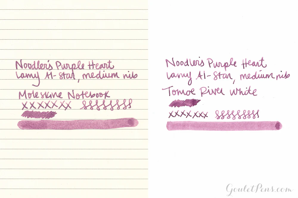 Noodler's Purple Heart - Ink Sample - Image 8