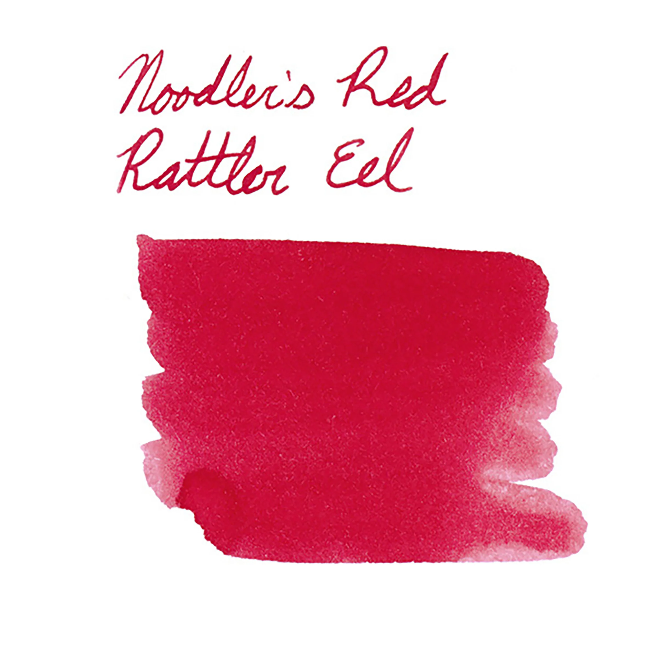 Noodler's Rattler Red Eel - Ink Sample