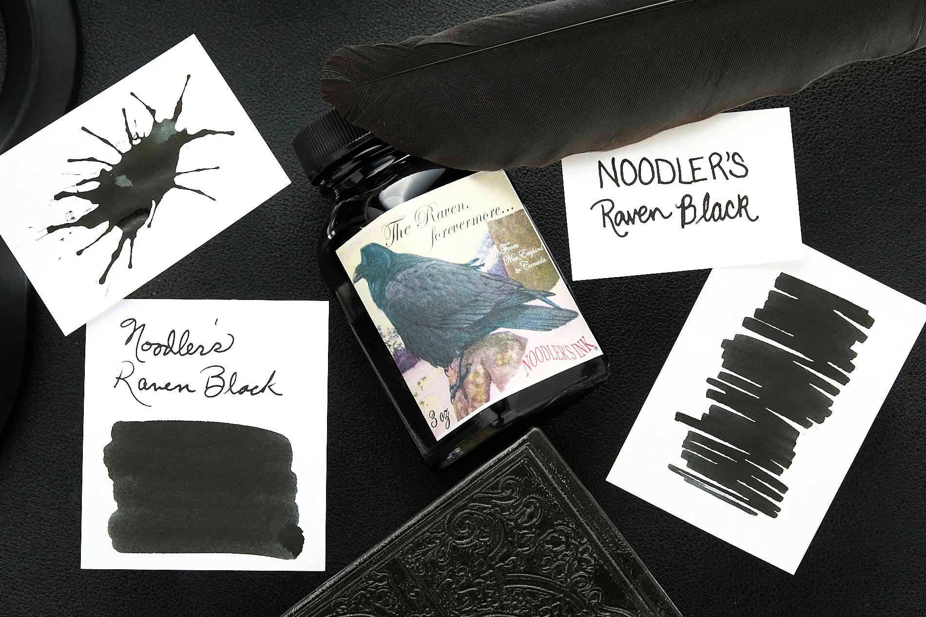 Noodler's Raven Black - 3oz Bottled Ink - Image 8