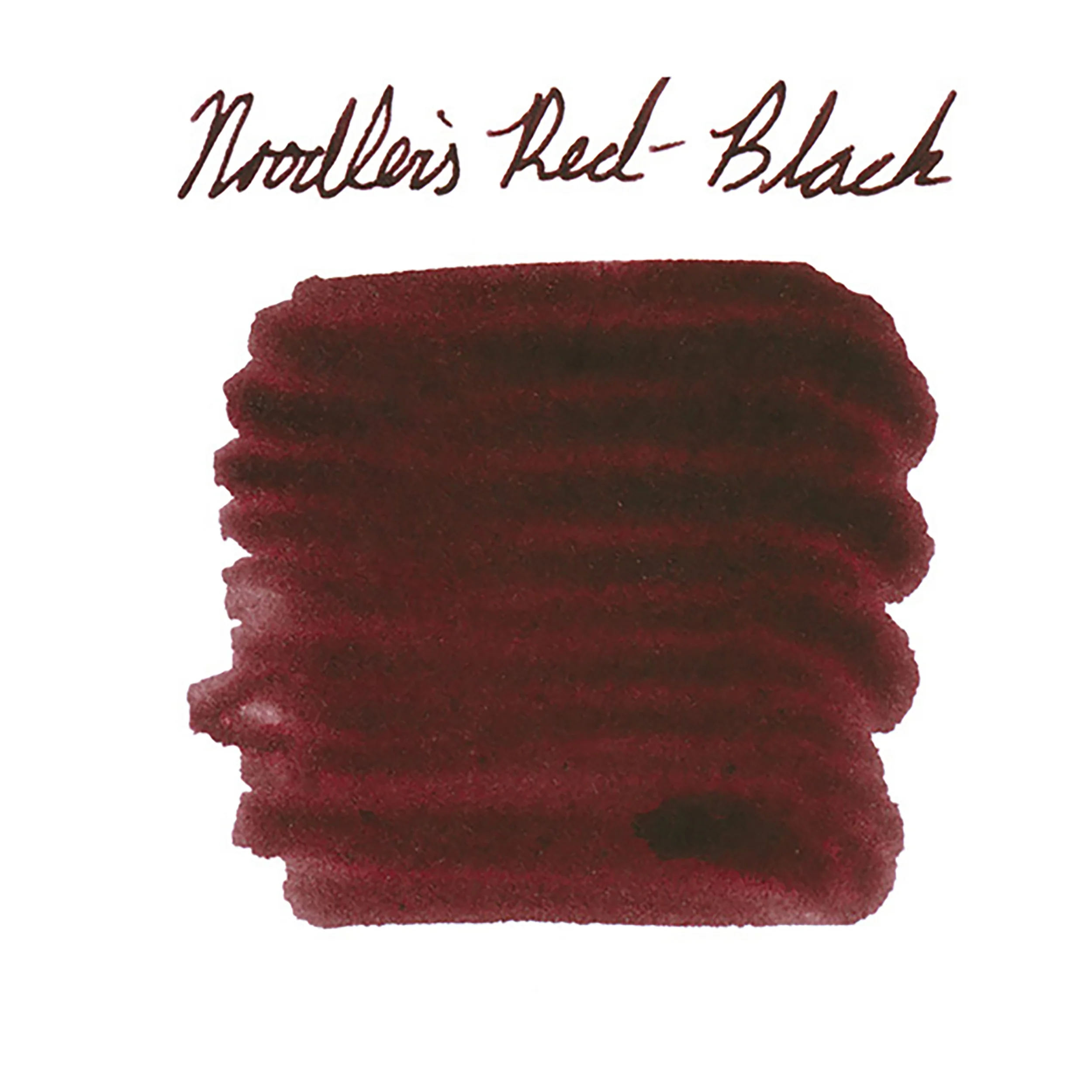 Noodler's Red Black - Ink Sample
