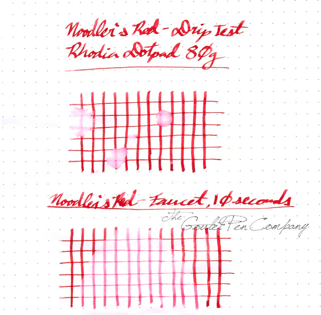 Noodler's Red - Ink Sample - Image 8