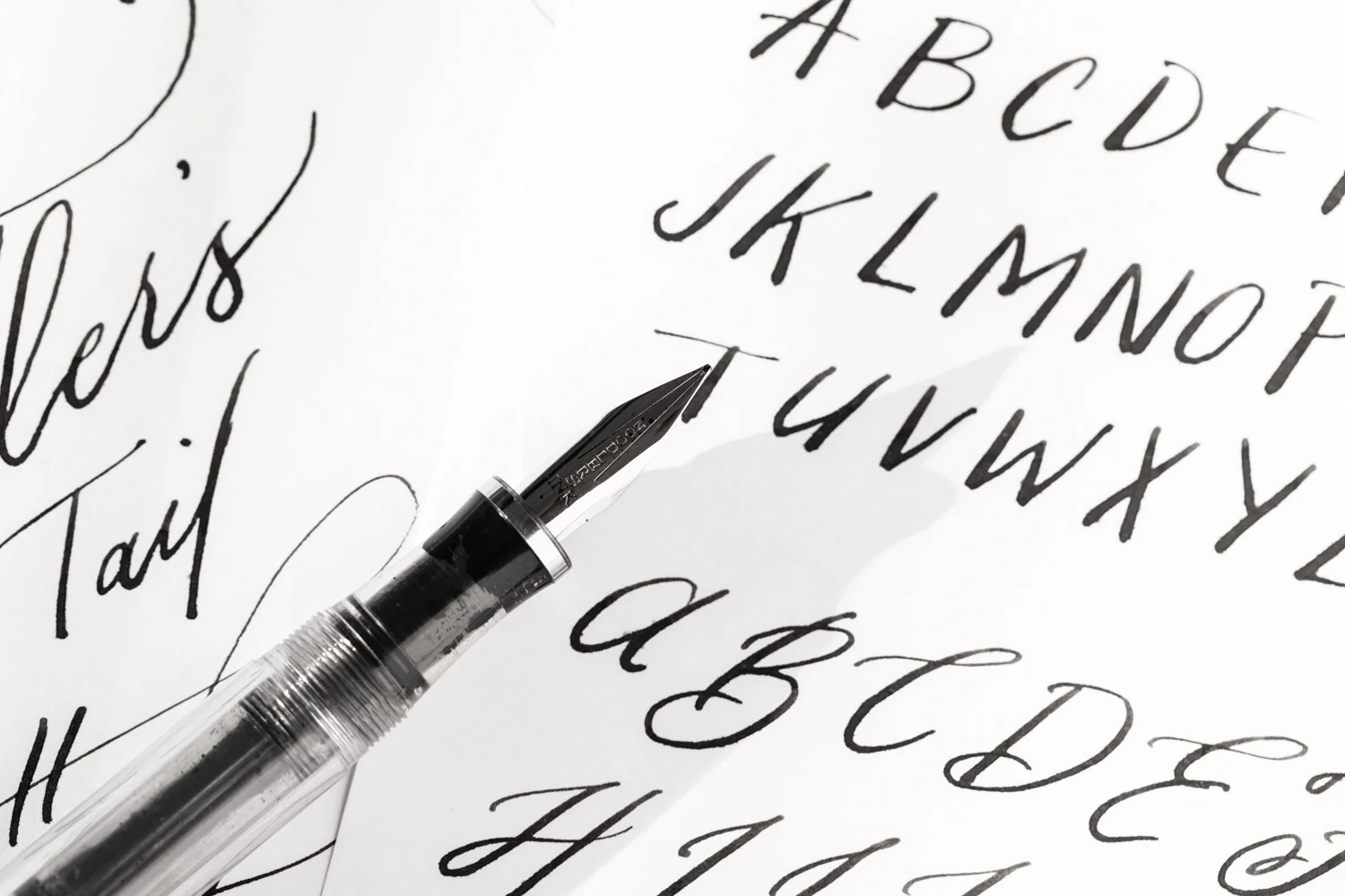 Noodler's Triple Tail Flex Fountain Pen - Clear - Image 13