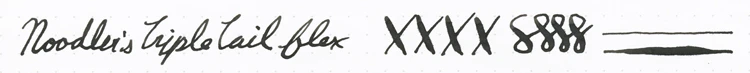 Noodler's Triple Tail Flex Fountain Pen - Clear - Image 16