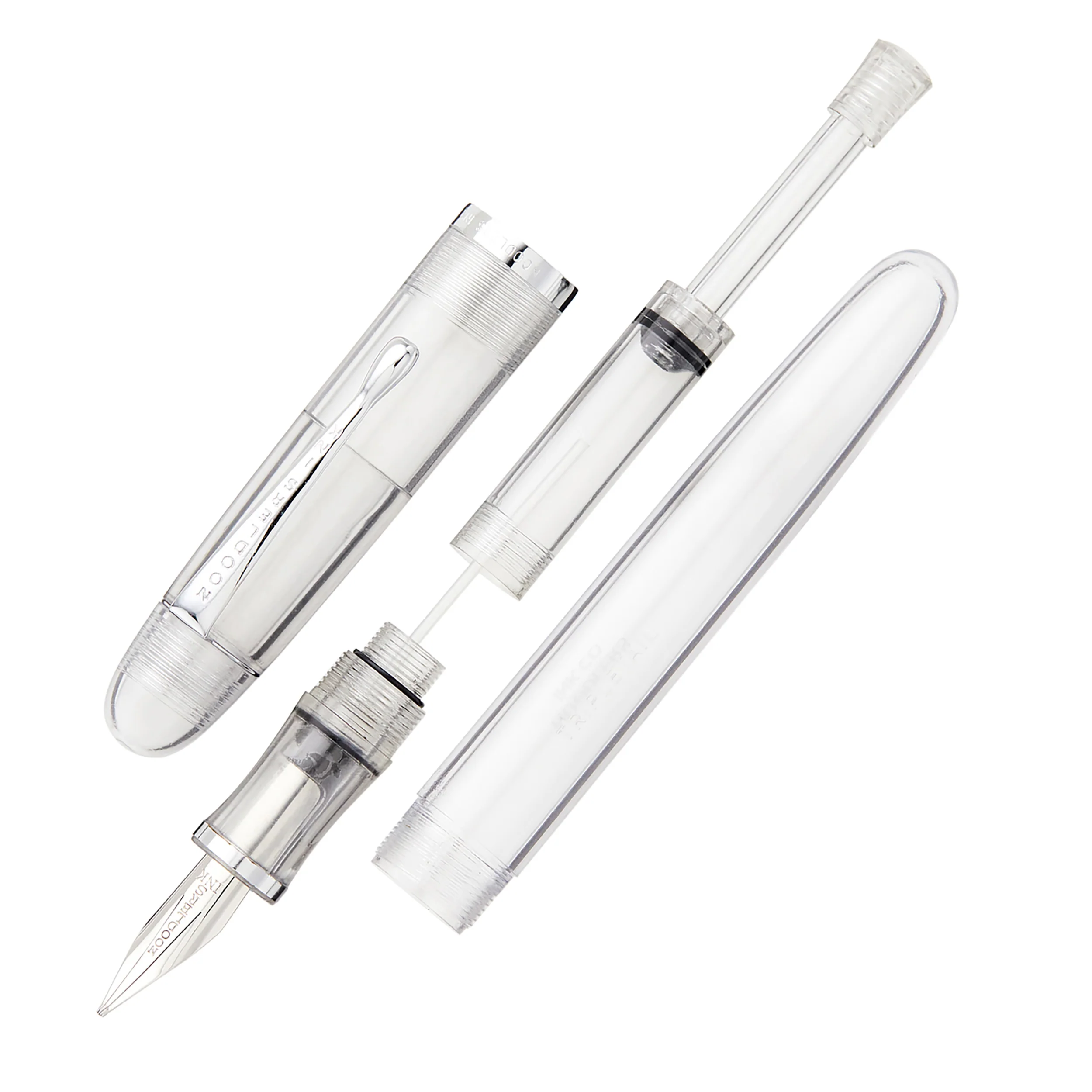 Noodler's Triple Tail Flex Fountain Pen - Clear - Image 3