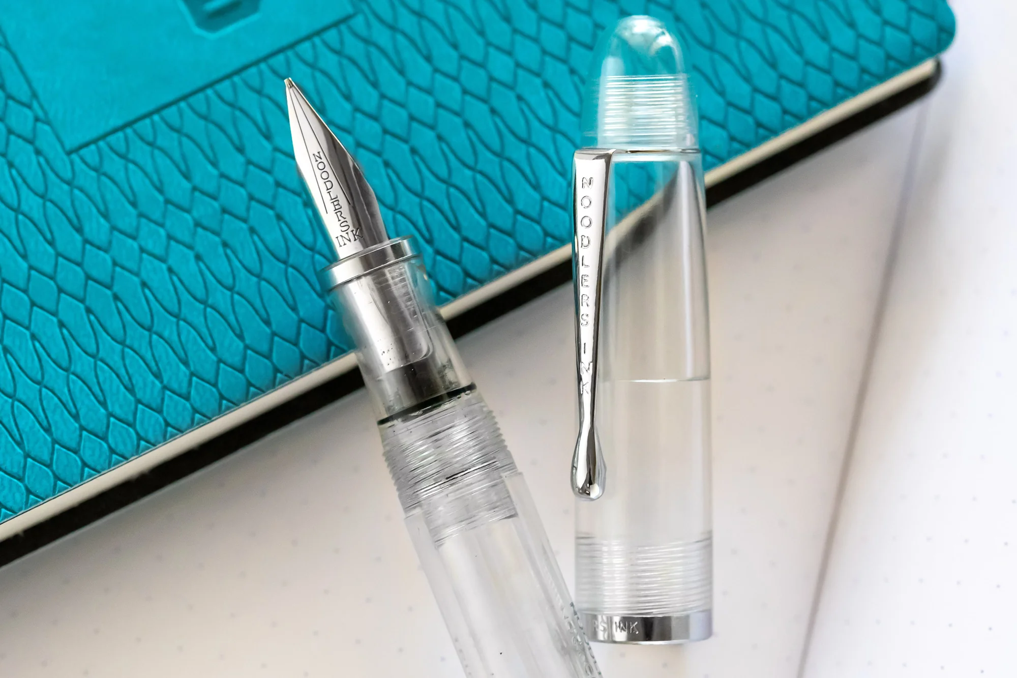 Noodler's Triple Tail Flex Fountain Pen - Clear - Image 7