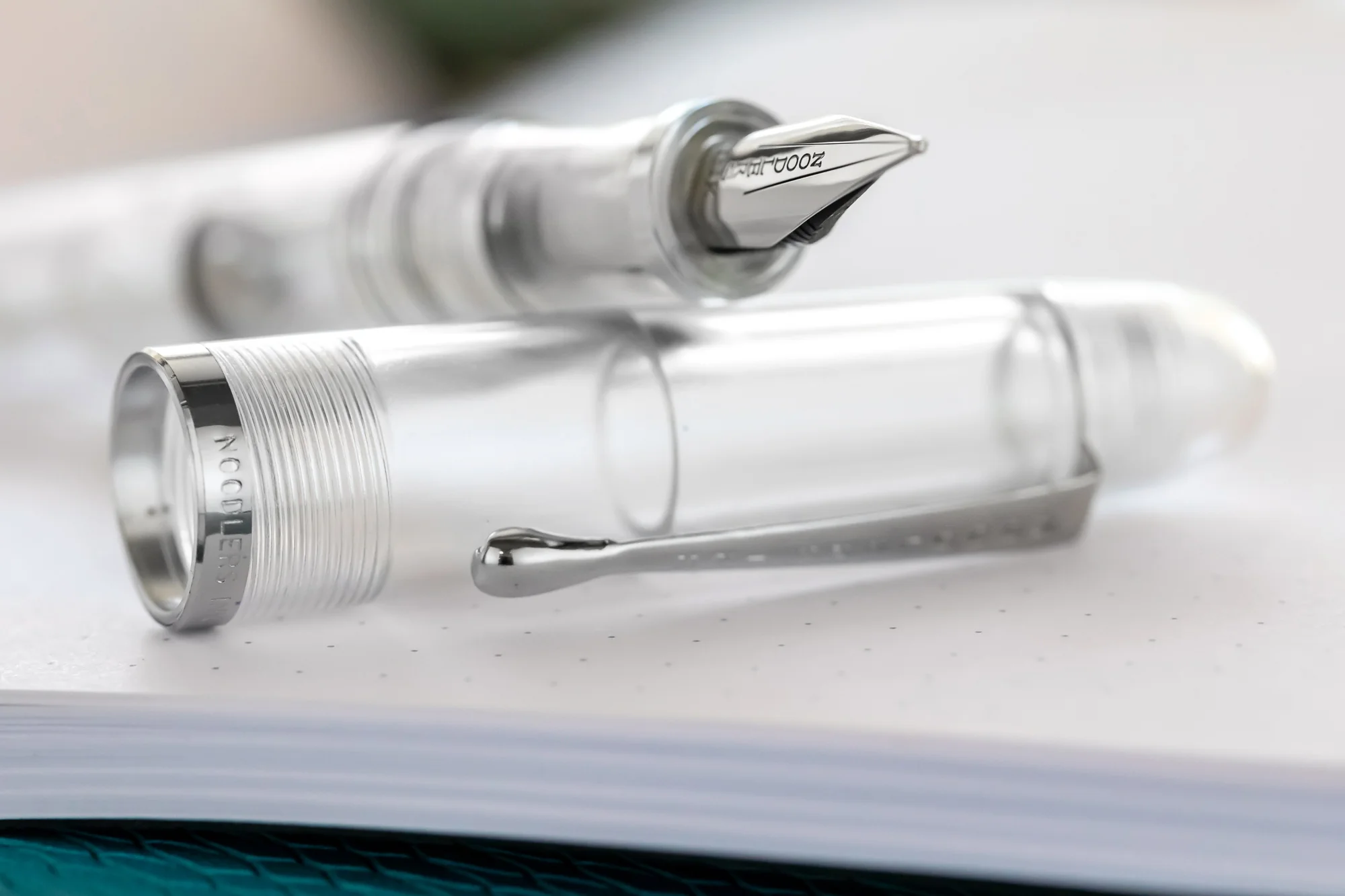 Noodler's Triple Tail Flex Fountain Pen - Clear - Image 9