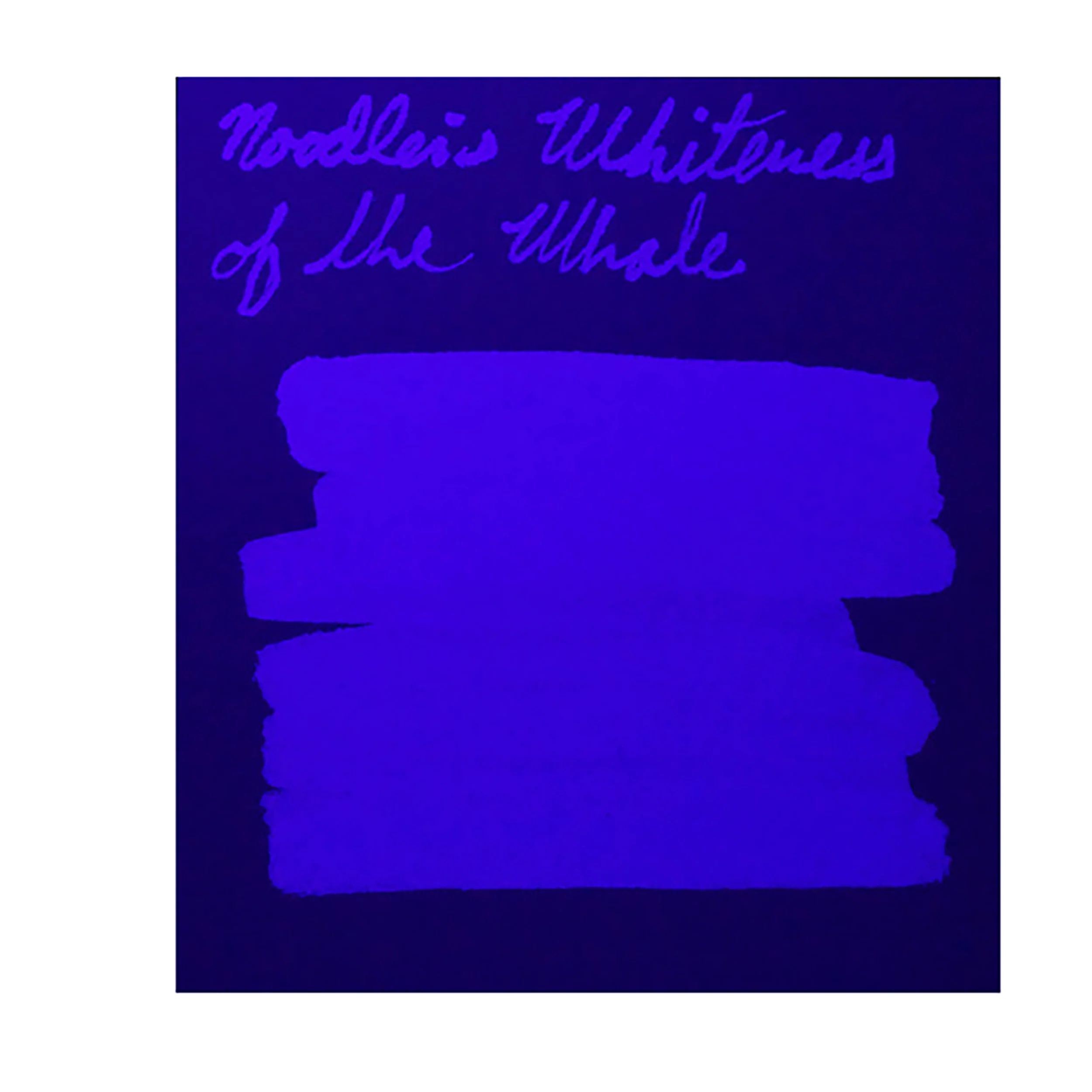 Noodler's Whiteness of the Whale - Ink Sample