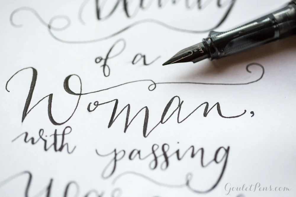 Noodler's X-Feather Black - Ink Sample - Image 5