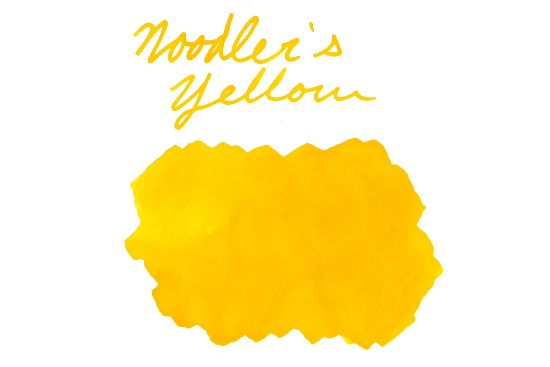 Noodler's Yellow - Ink Sample - Image 7