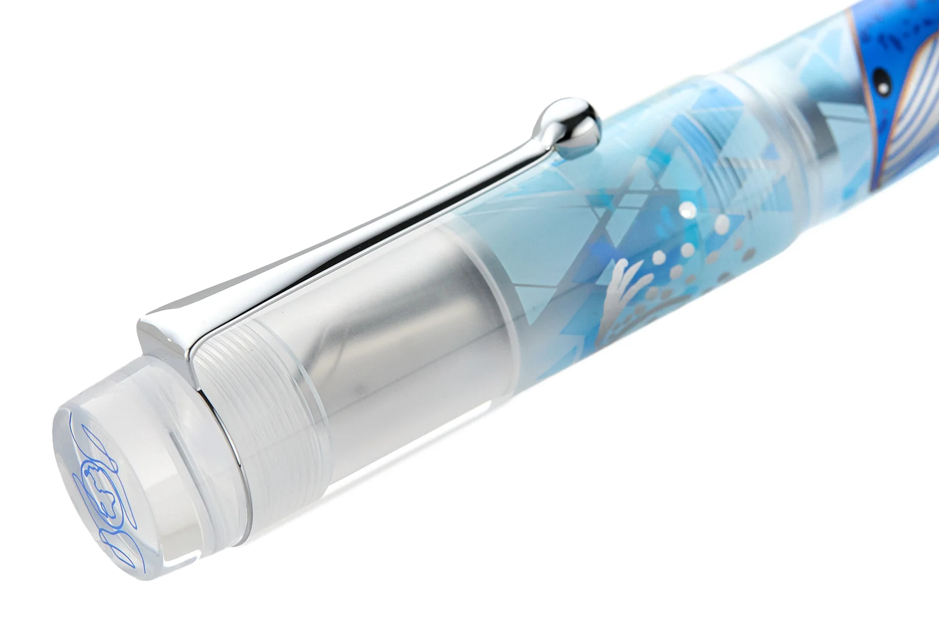 Opus 88 Demonstrator Fountain Pen - Blue Whale - Image 10