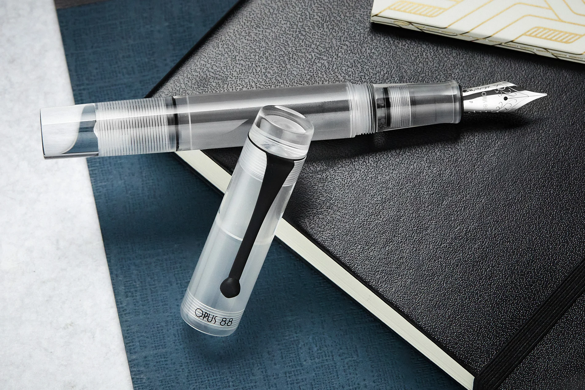 Opus 88 Demonstrator Fountain Pen - Clear - Image 10