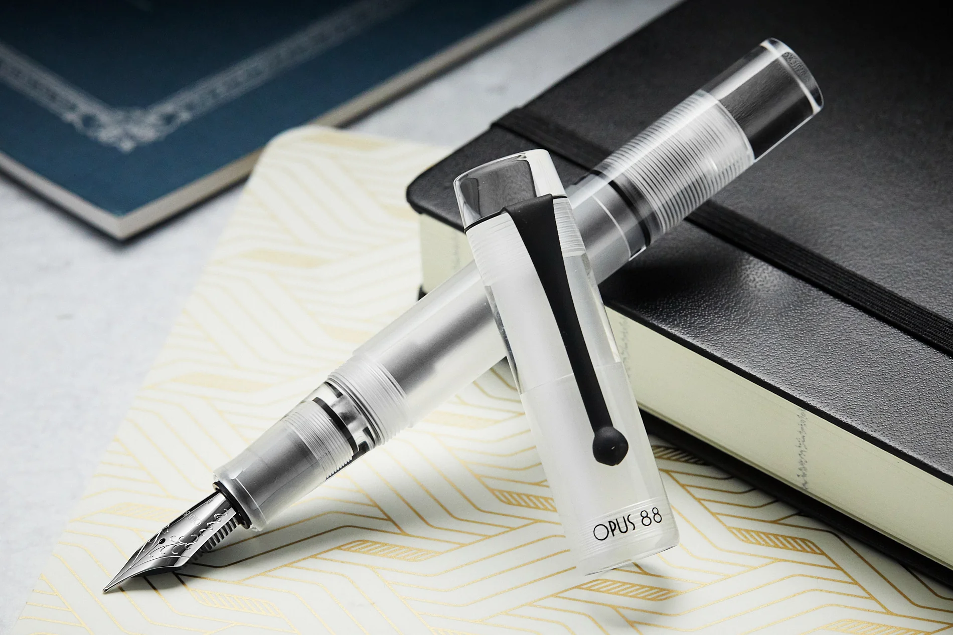 Opus 88 Demonstrator Fountain Pen - Clear - Image 7