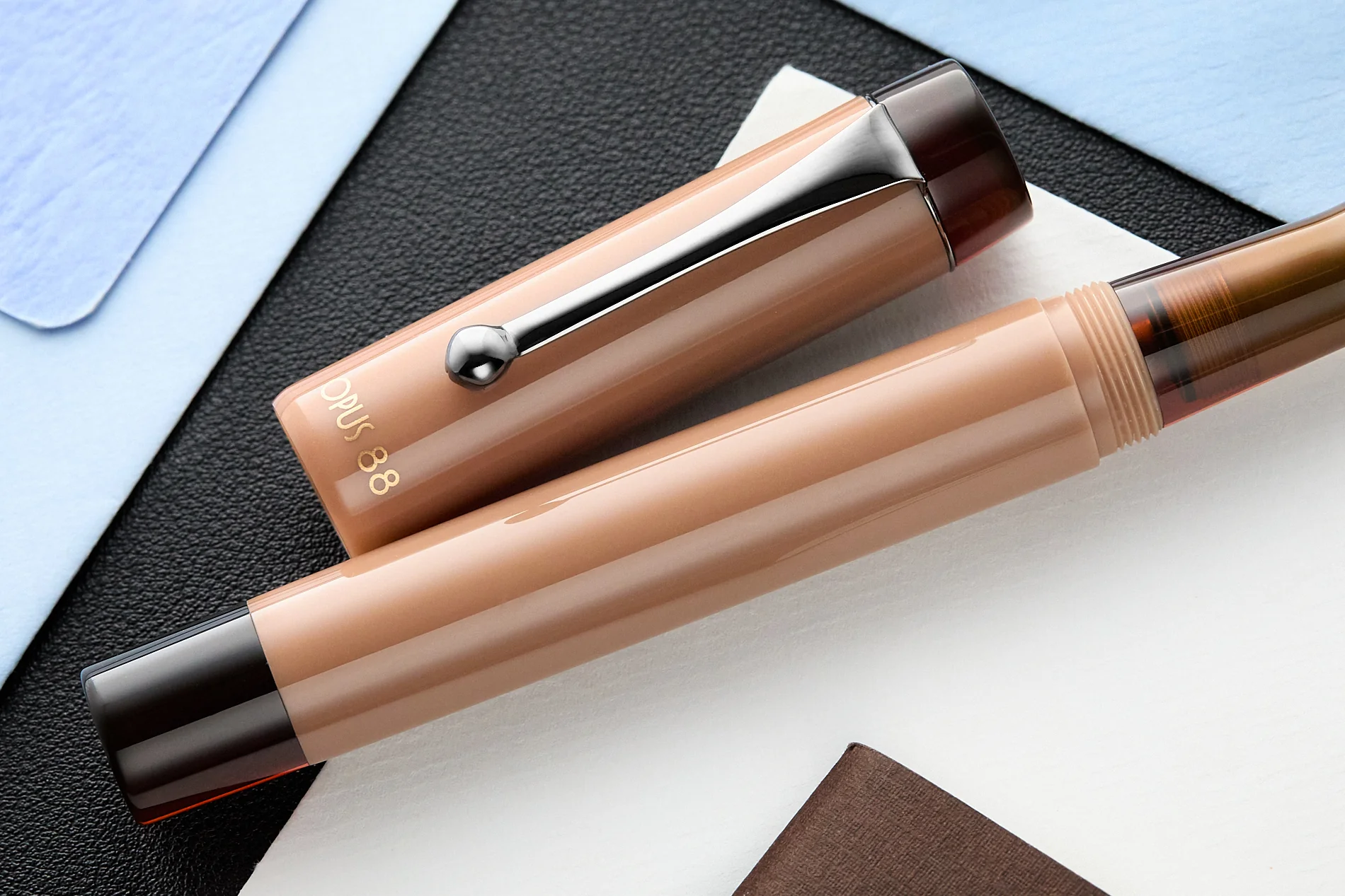 Opus 88 Demonstrator Fountain Pen - Mocha Mousse (Limited Edition) - Image 6