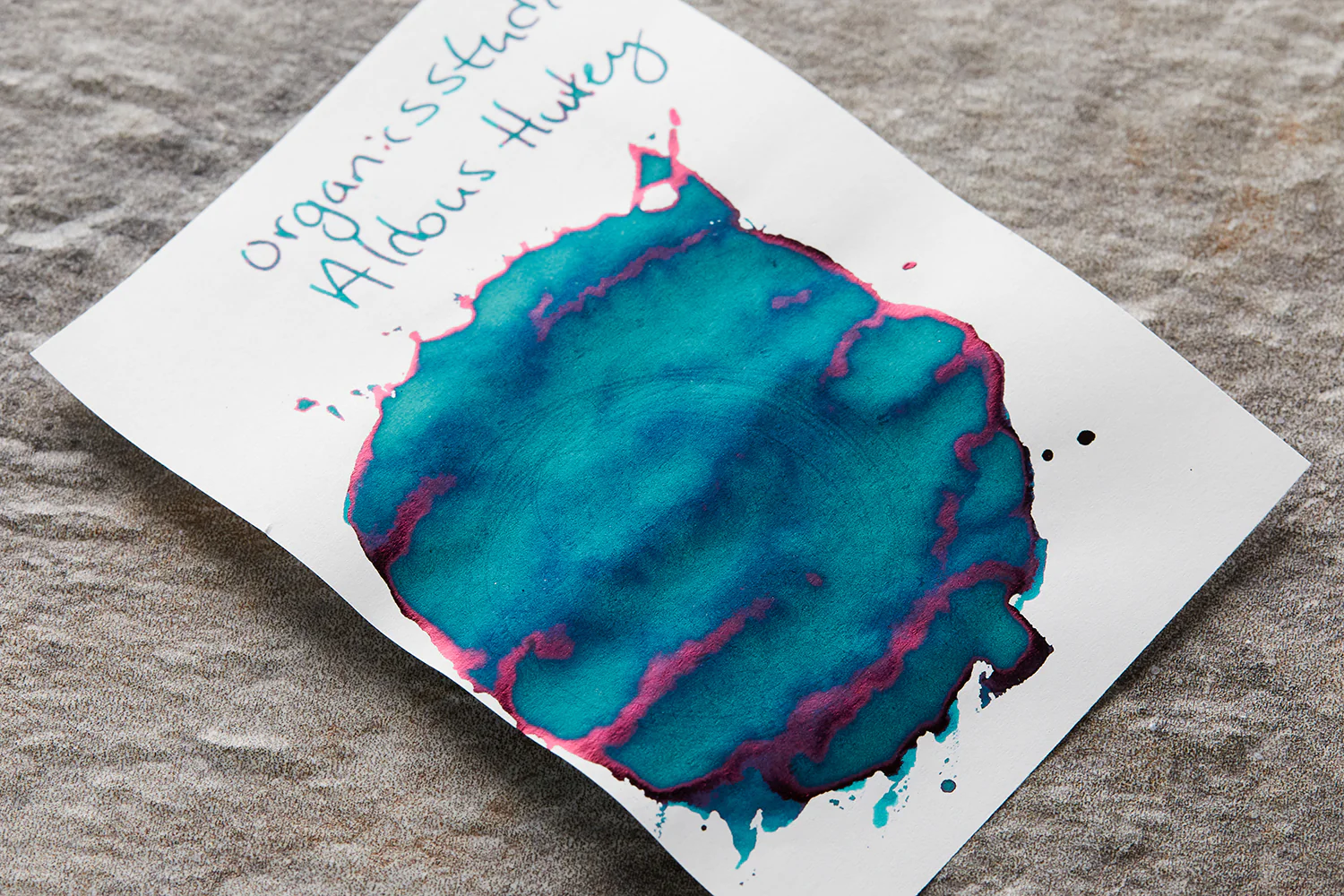 Organics Studio Aldous Huxley Old World Blue - Ink Sample - Image 3