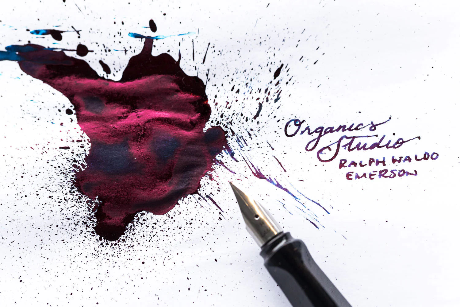 Organics Studio Ralph Waldo Emerson Twilight Blue - Ink Sample - Image 3