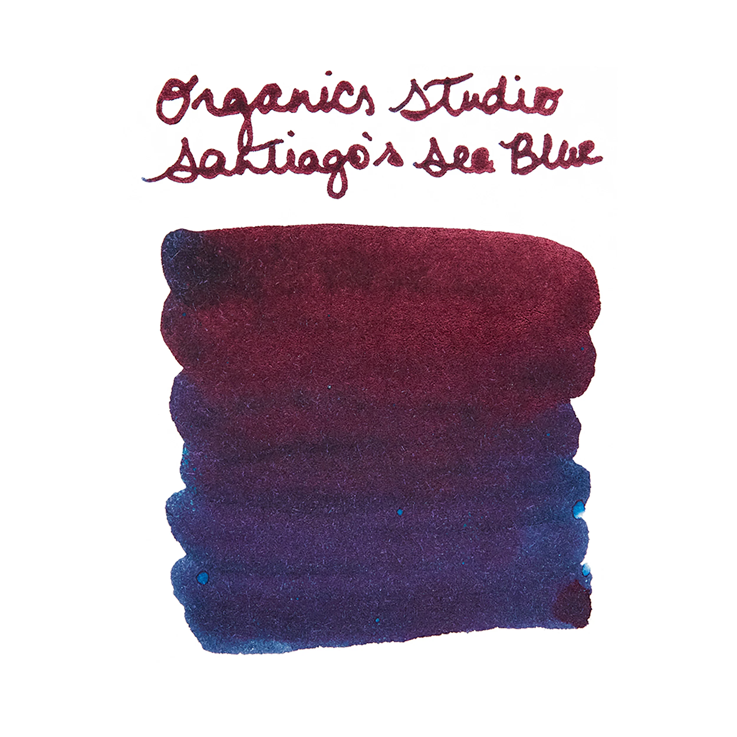 Organics Studio Santiago's Sea Blue - Ink Sample